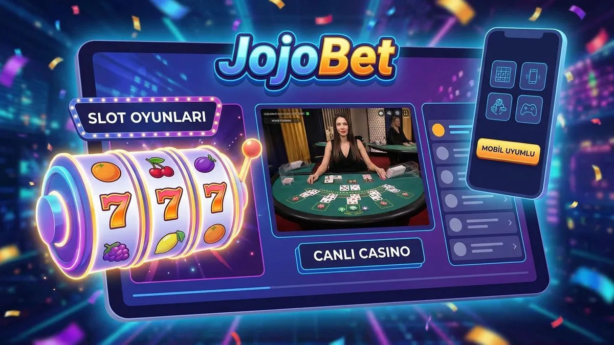 Casino oyunları ve slot ekranı